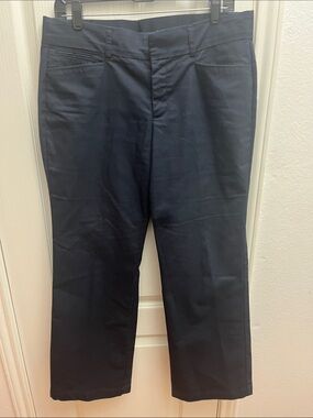 Dockers Navy Straight Cropped Dress Pants